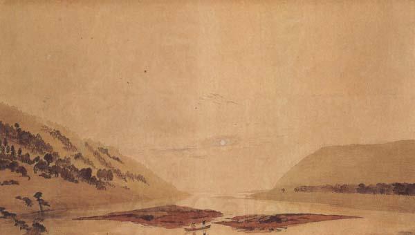 Caspar David Friedrich Mountainous River Landscape (mk45) Norge oil painting art